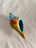 Kesari Kamal - Blue Pottery Conch Shell