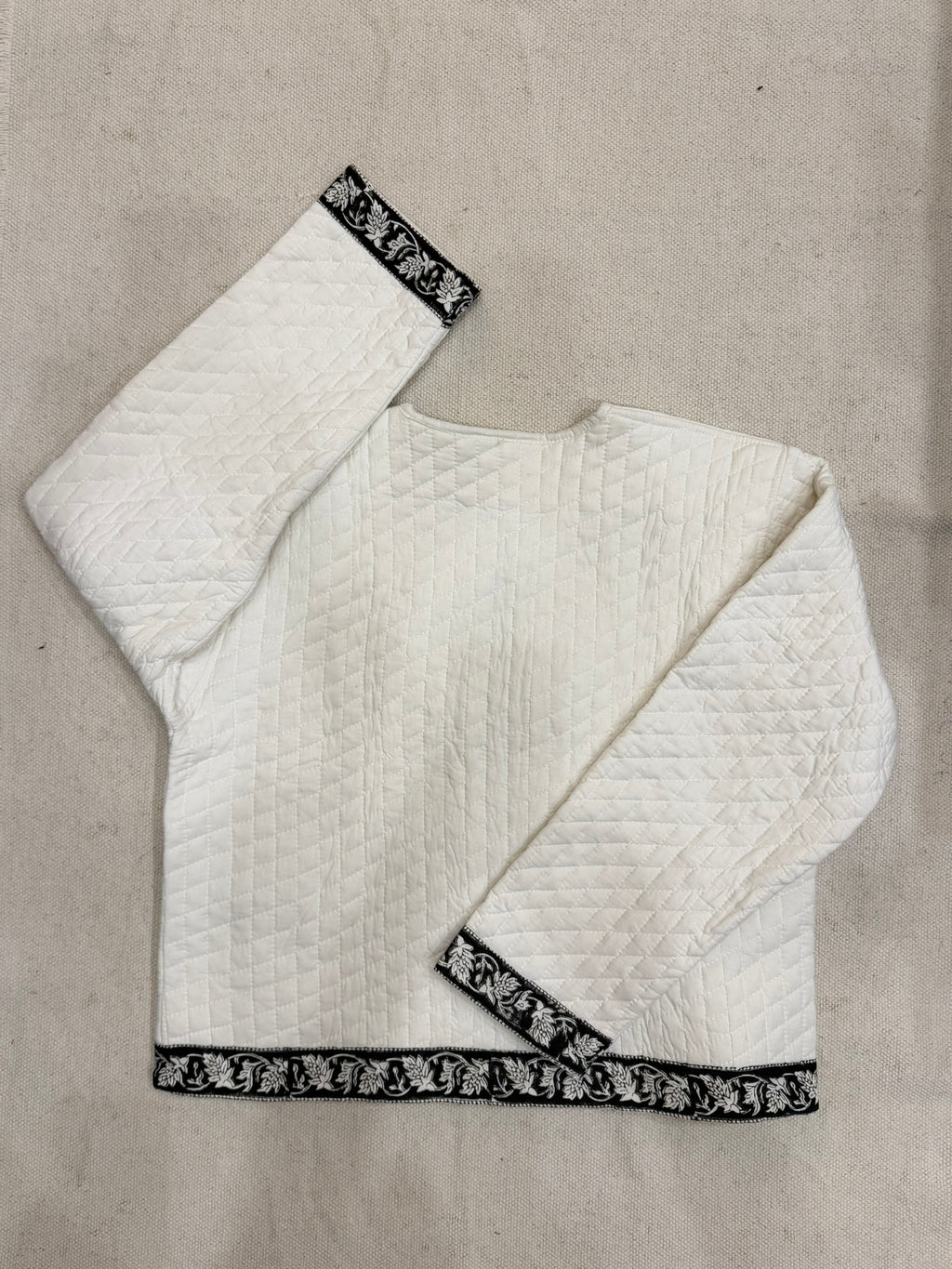 Ivory Noir - Quilted Cotton Jacket