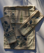 Blue Daffodils Bath Towel Set