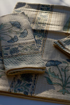 Blue Daffodils Bath Towel Set