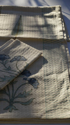 Blue Daffodils Bath Towel Set