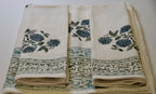 Azure Aster Bath Towel Set
