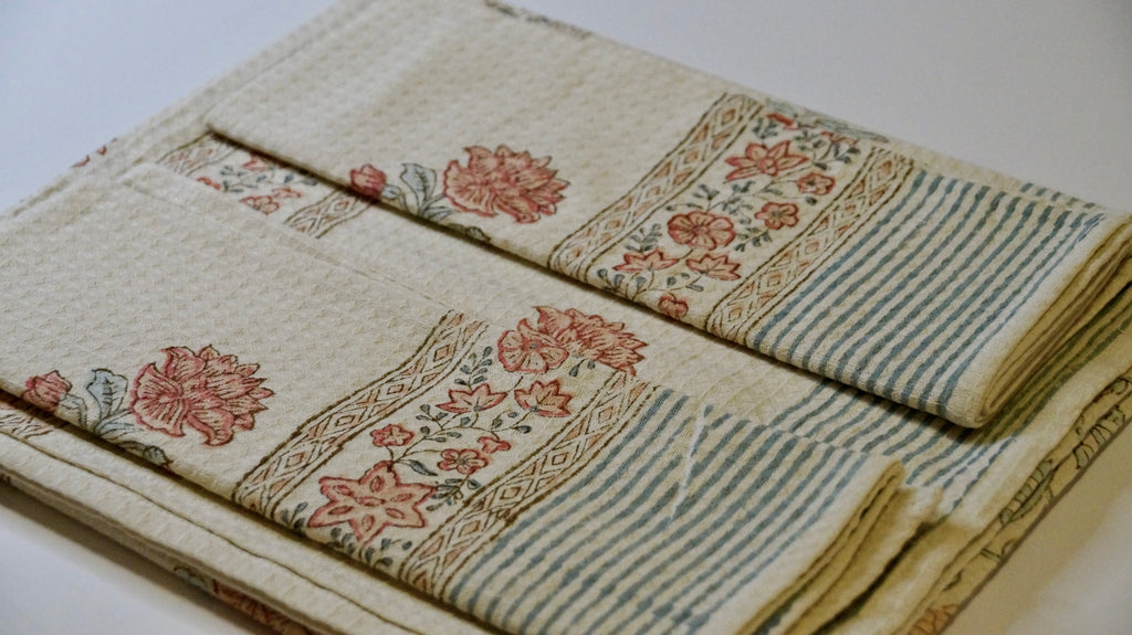 Pretty Peony Bath Towel Set
