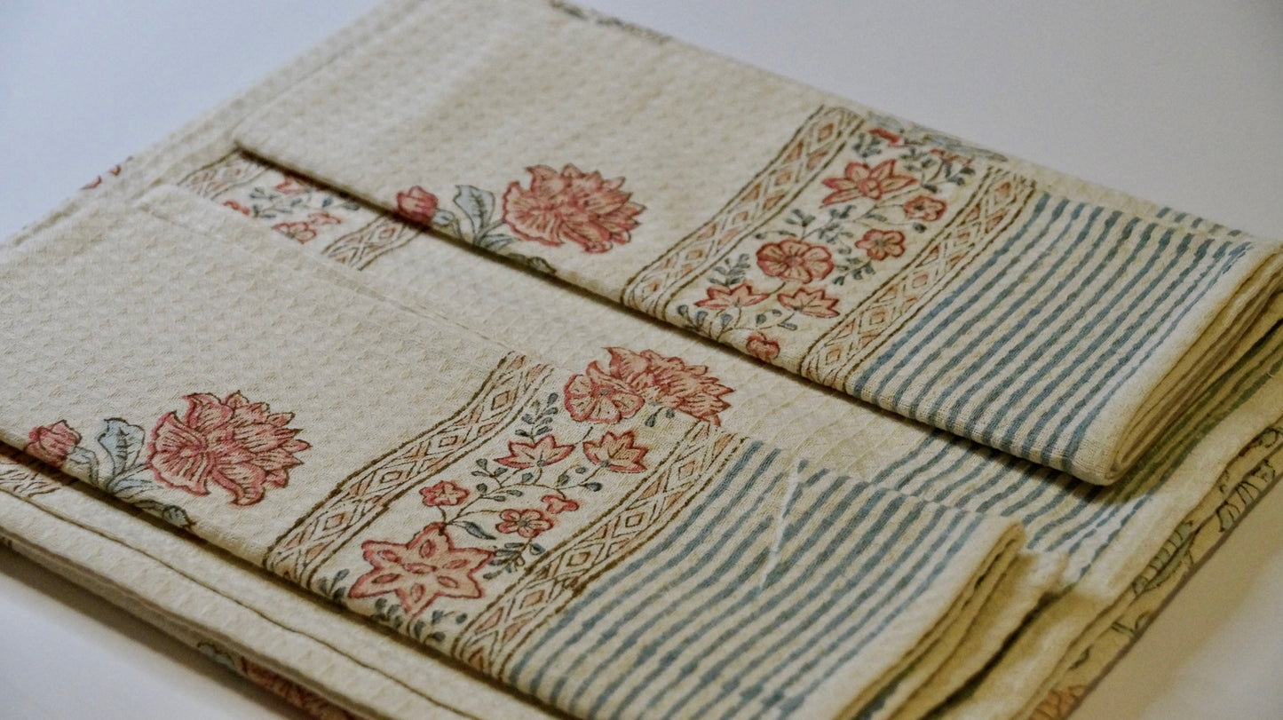 Pretty Peony Bath Towel Set