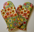 Blossom Bake Oven Mitts