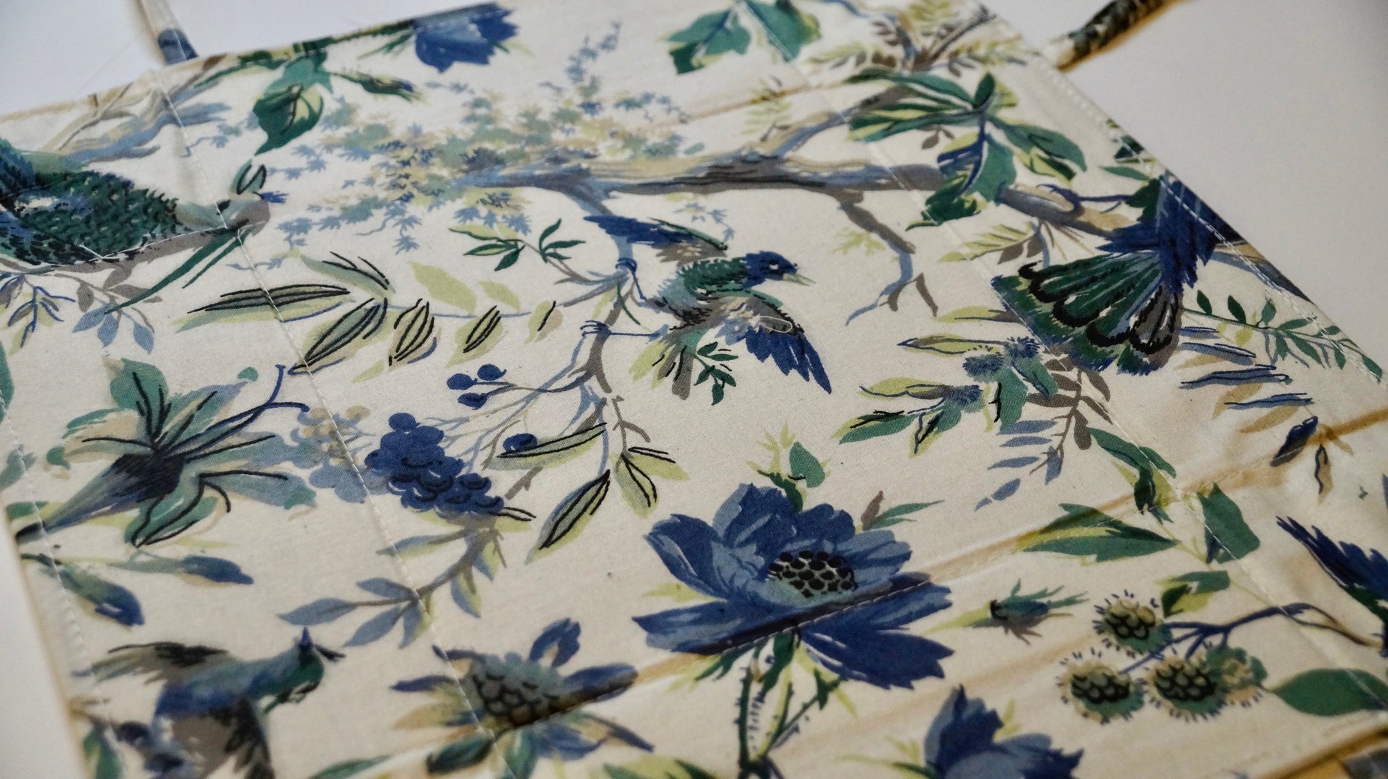Bluebird’s Nest Fabric Tie Basket