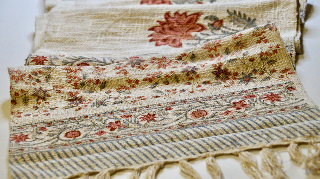 Peach Blossom Table Runner