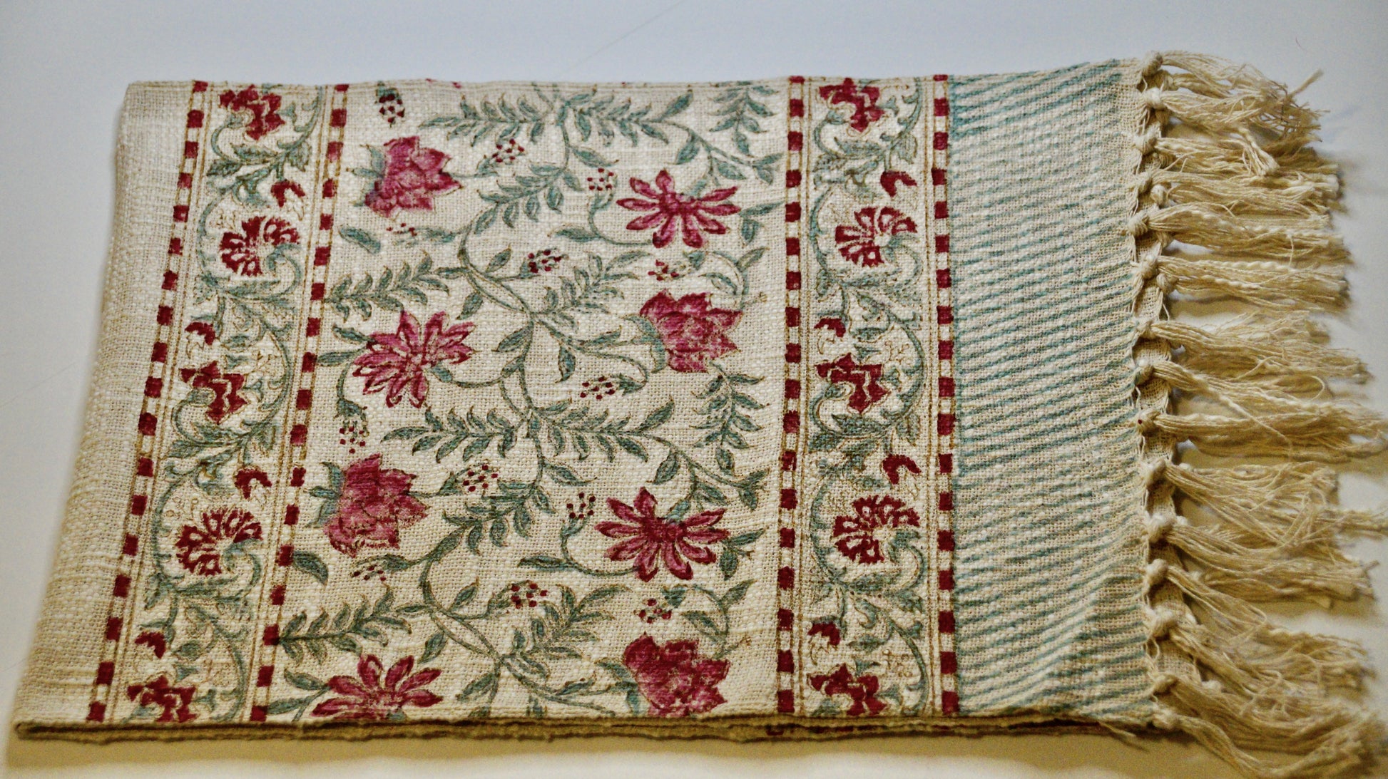 Lotus & Fir Table Runner
