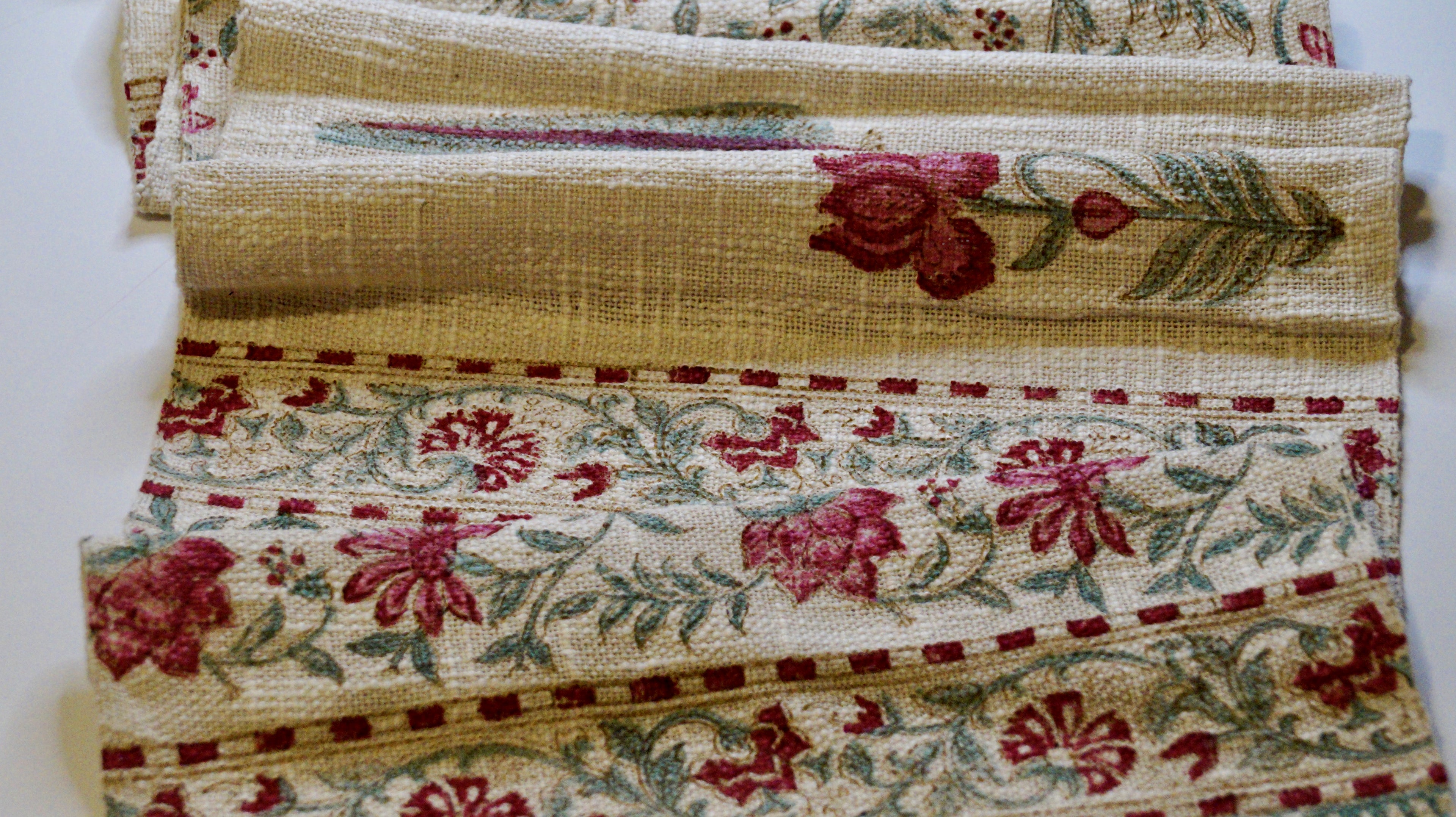 Lotus & Fir Table Runner