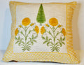 Marigold Mirth Throw Pillow Cover, Set of 2