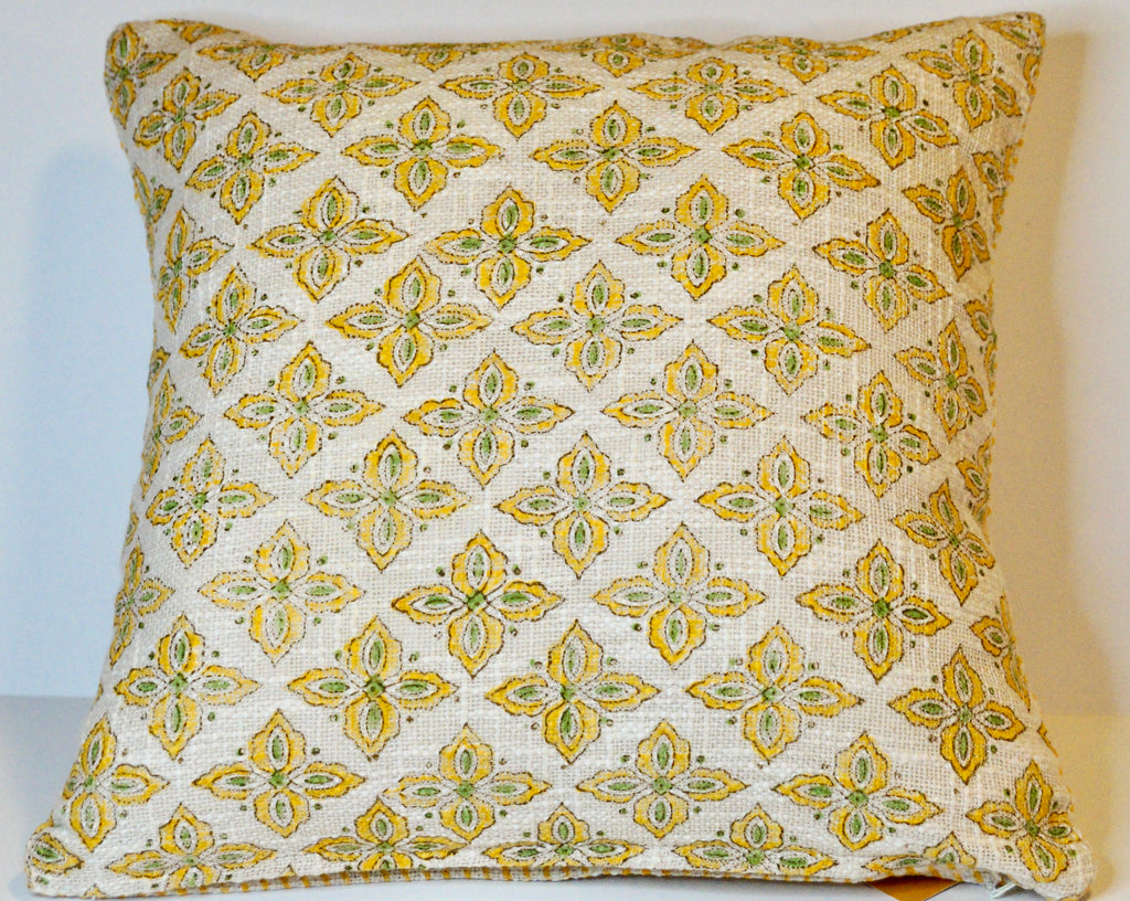 Marigold Mirth Throw Pillow Cover