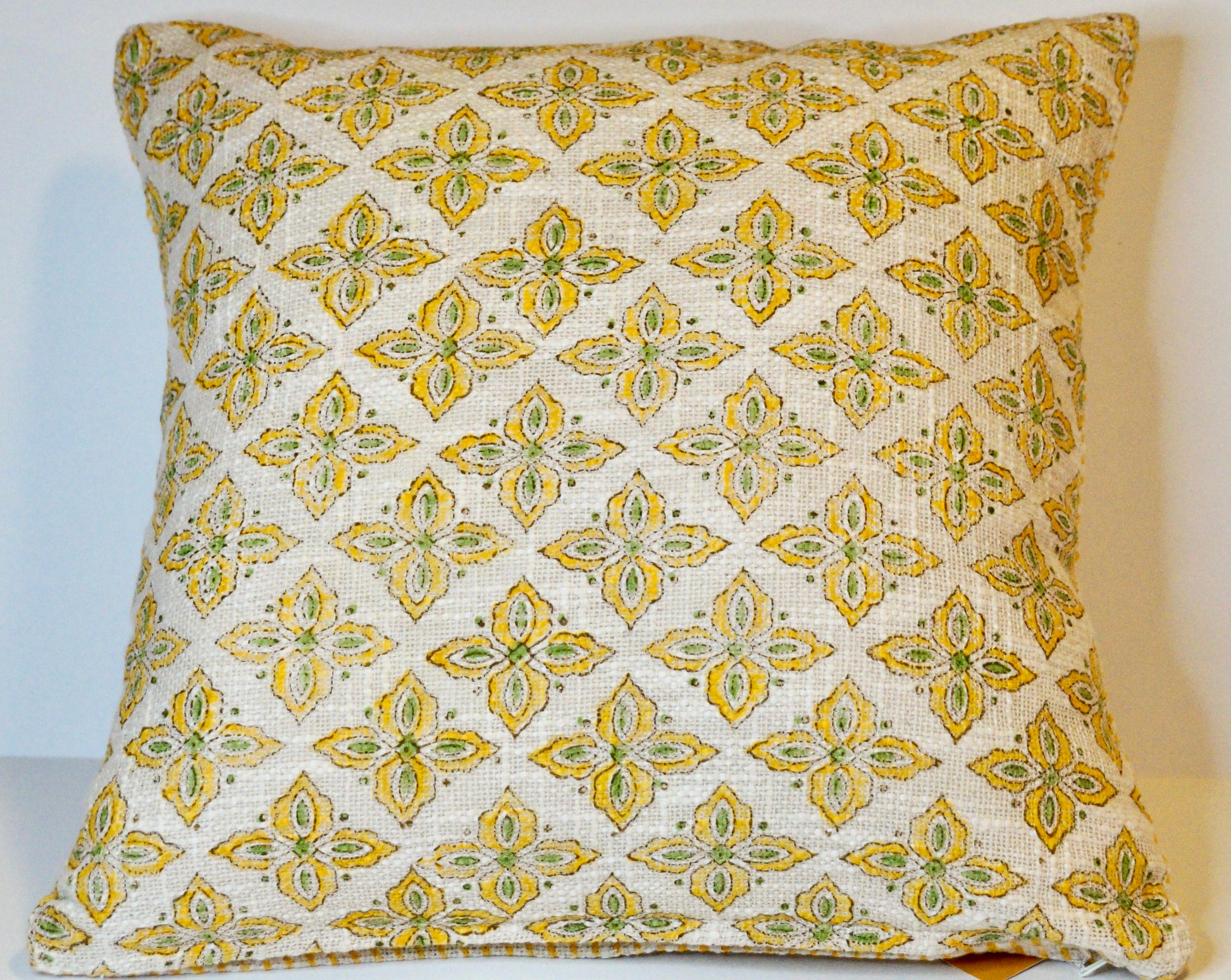 Marigold Mirth Throw Pillow Cover