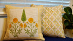 Marigold Mirth Throw Pillow Cover, Set of 2