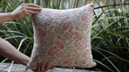 Pink Quartet Throw Pillow Cover
