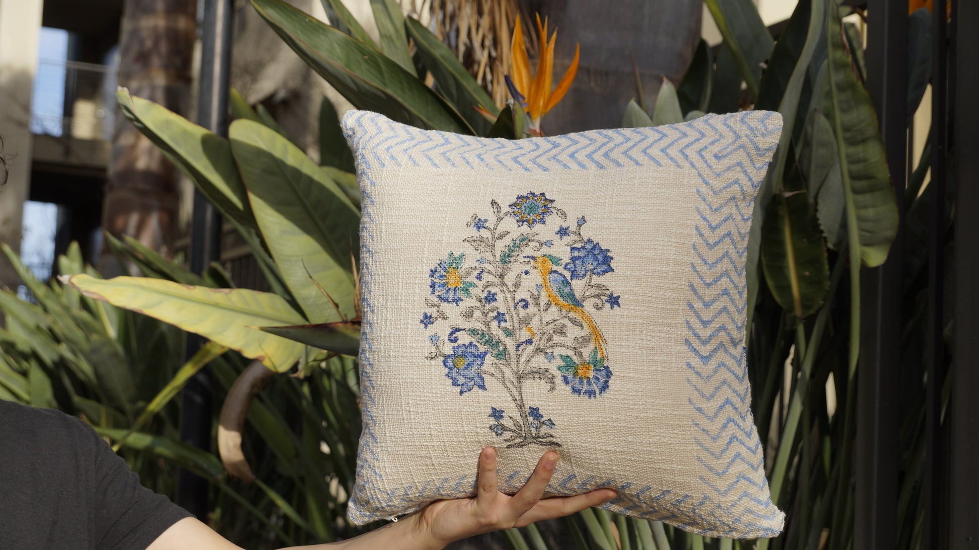 Midnight Perch Throw Pillow Cover