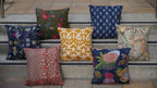 Kantha Mix Throw Pillow Cover