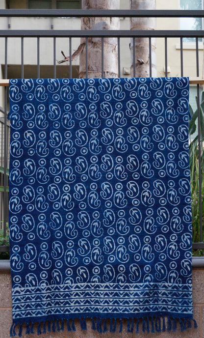 Indigo Dreams Throw Blanket