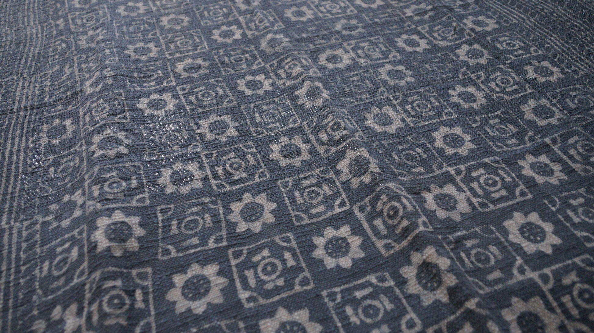 Geometric Garden Throw Blanket