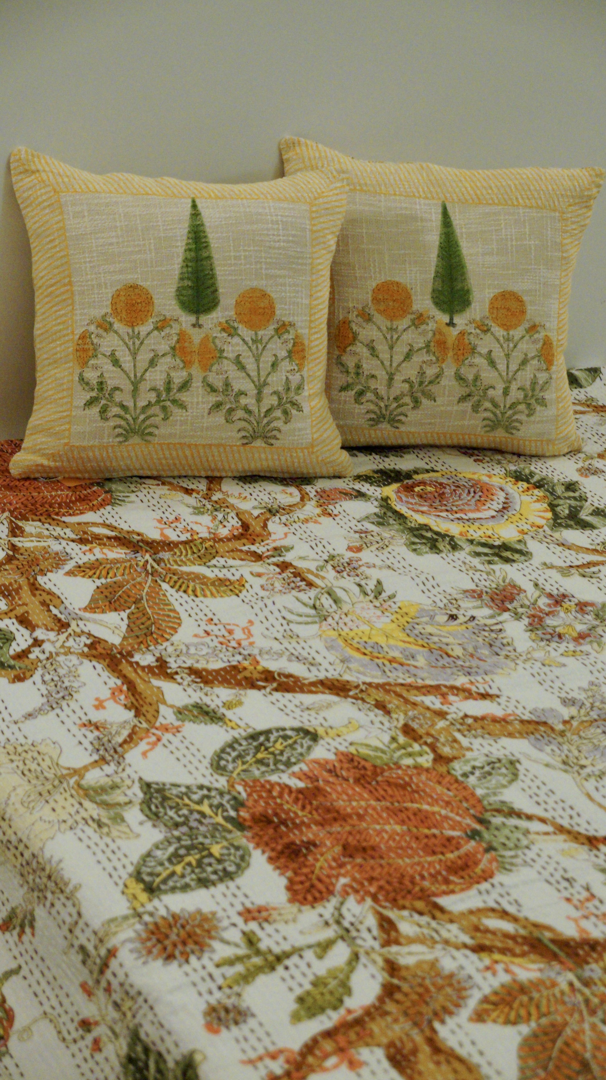 Secret Grove Kantha Quilt