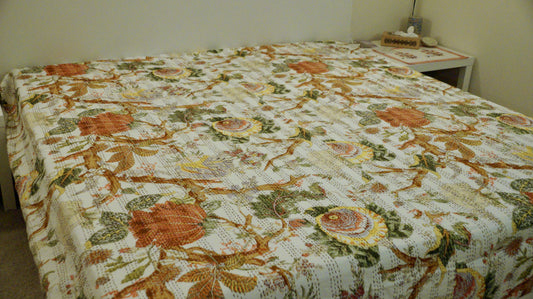 Secret Grove Kantha Quilt