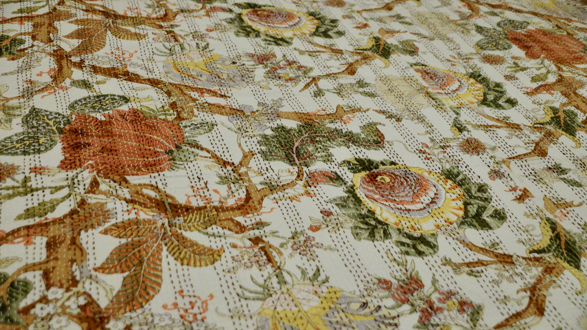 Secret Grove Kantha Quilt