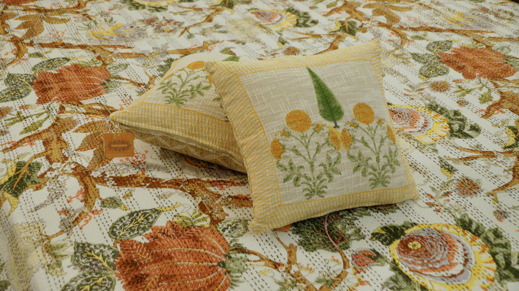 Secret Grove Kantha Quilt