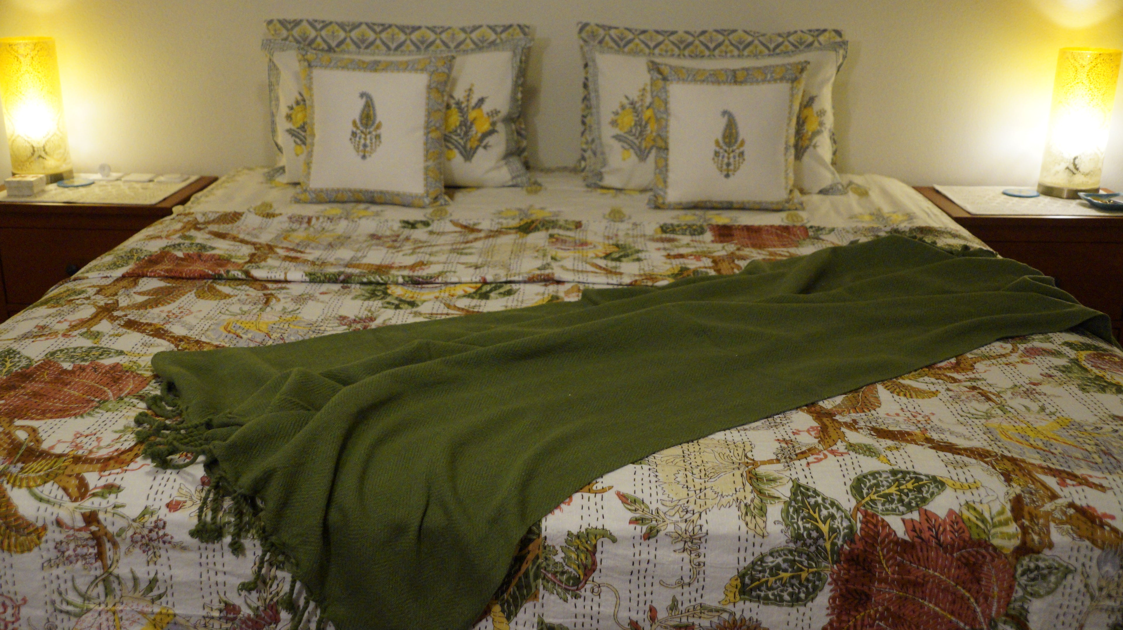 Secret Grove Kantha Quilt