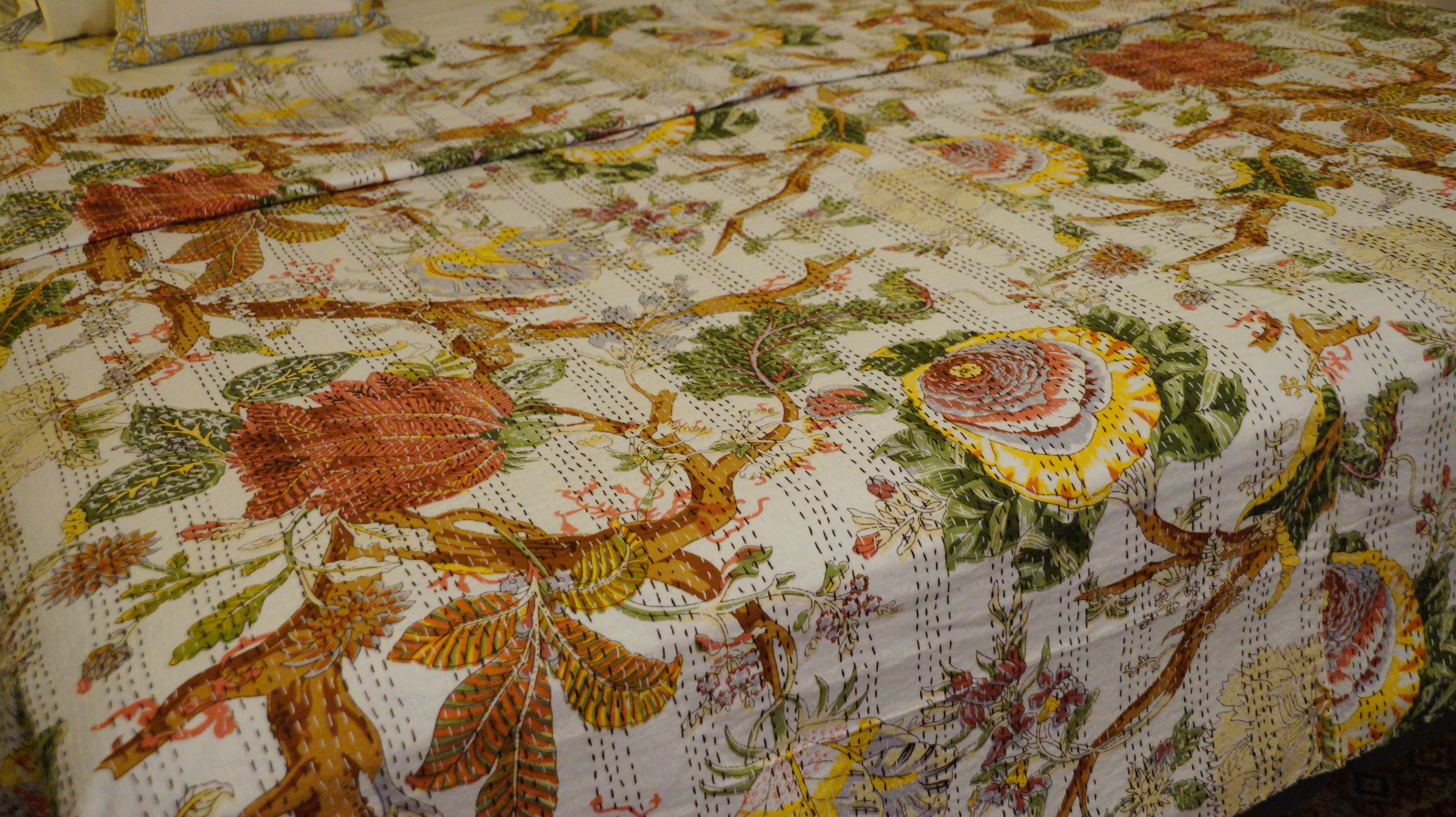 Secret Grove Kantha Quilt