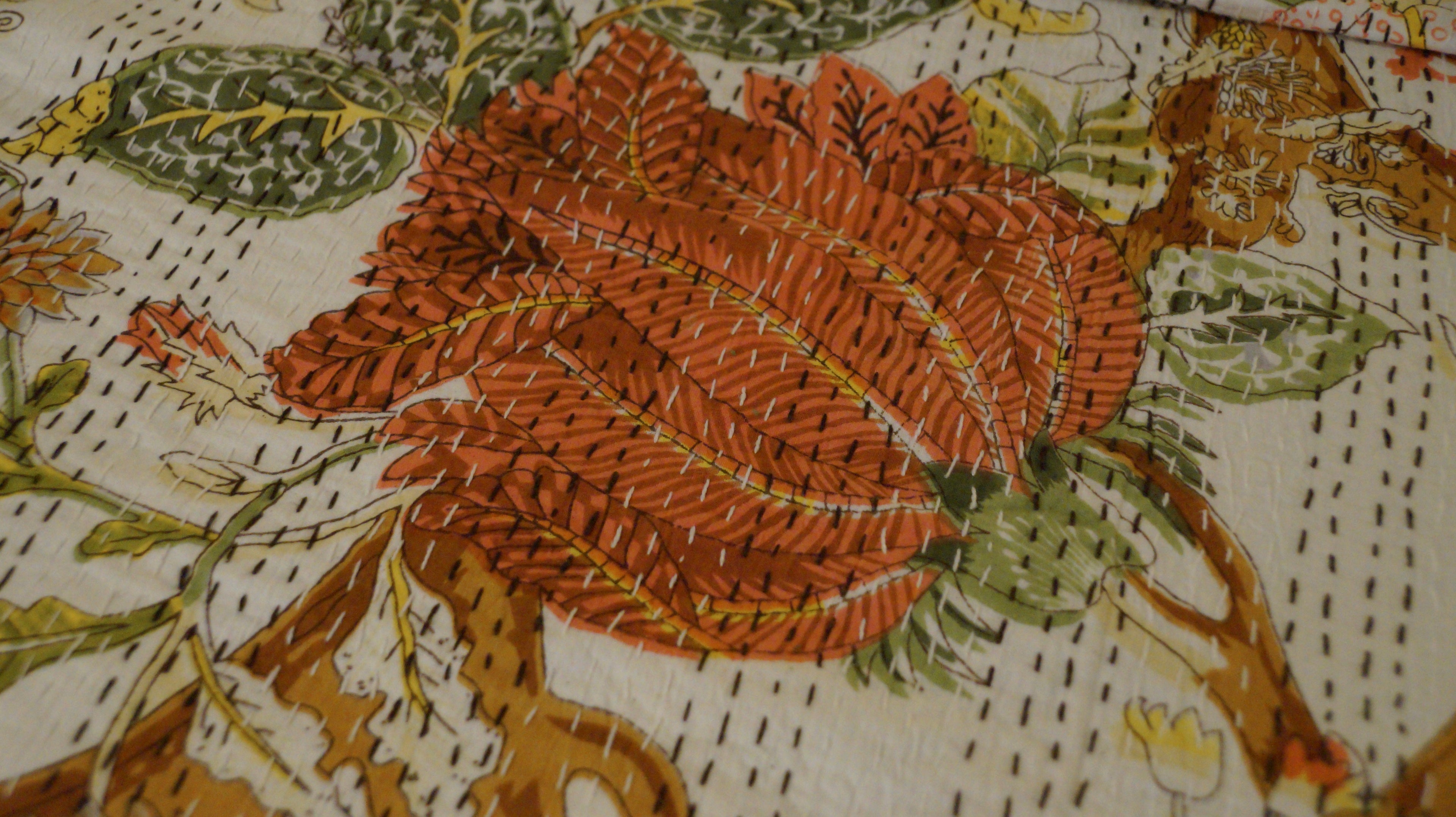 Secret Grove Kantha Quilt