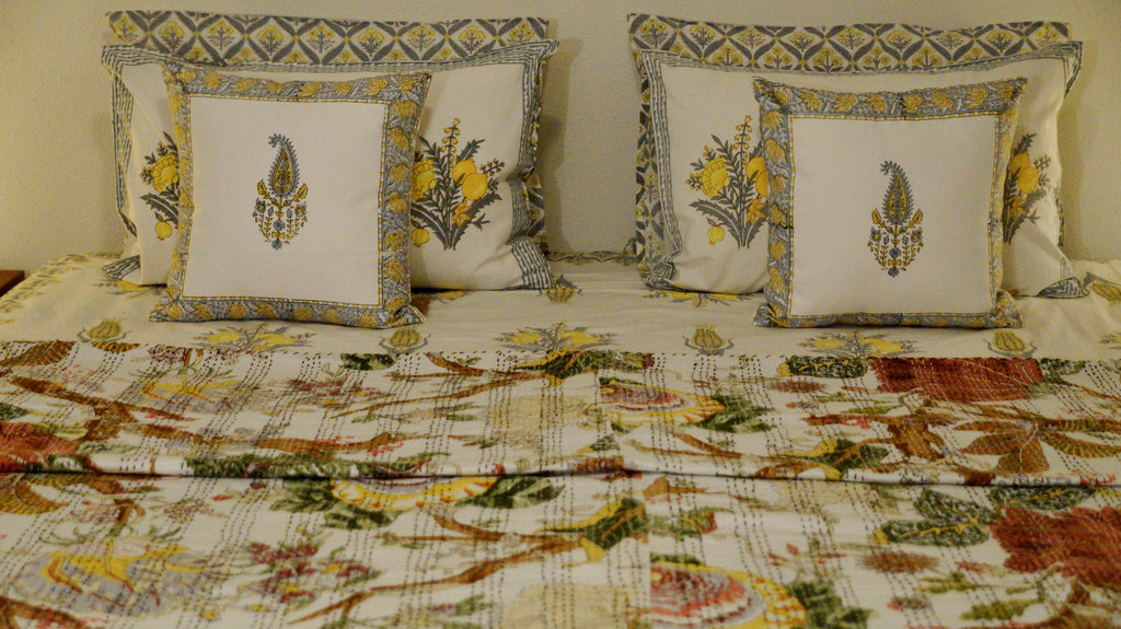 Secret Grove Kantha Quilt