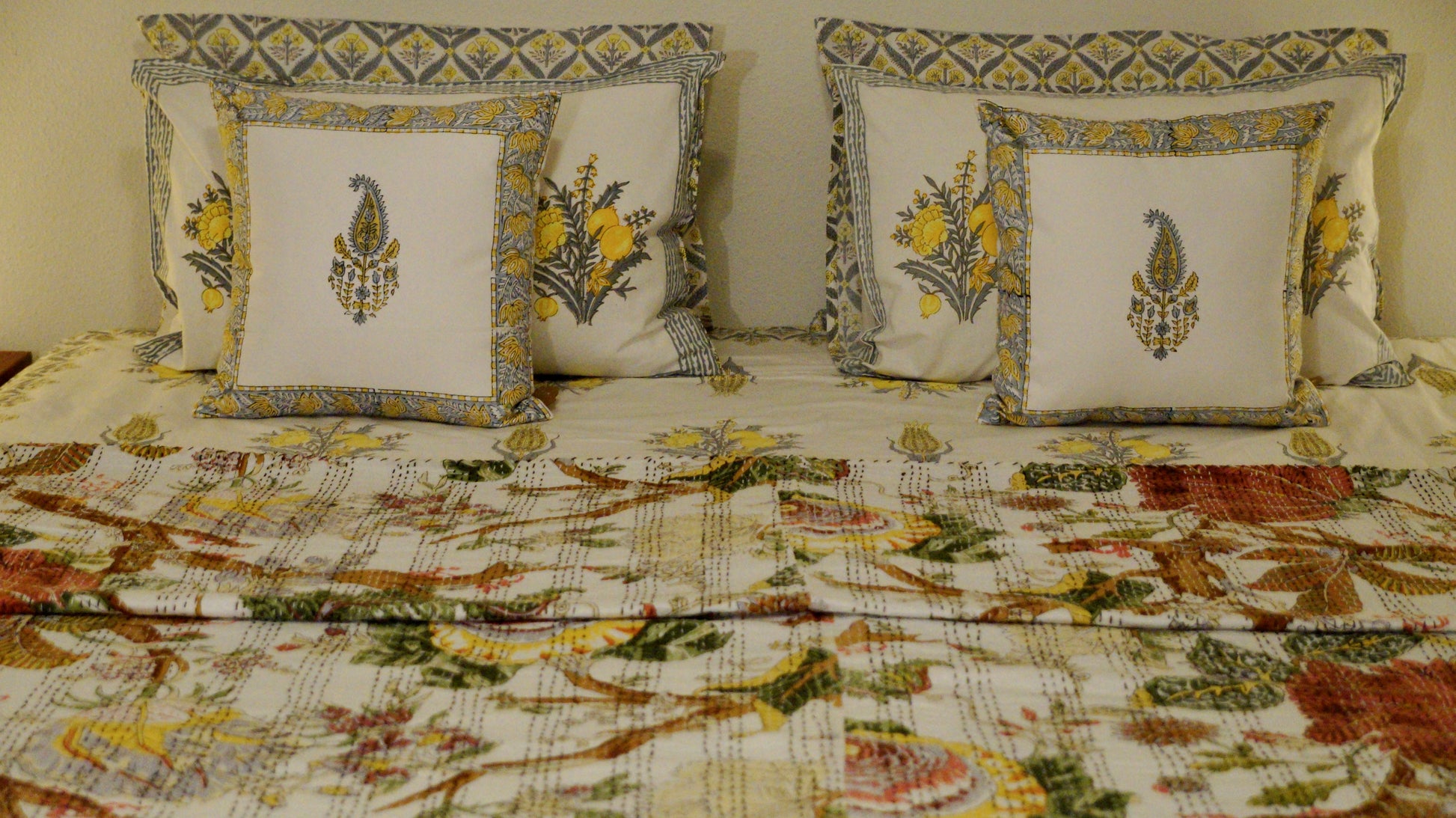 Secret Grove Kantha Quilt