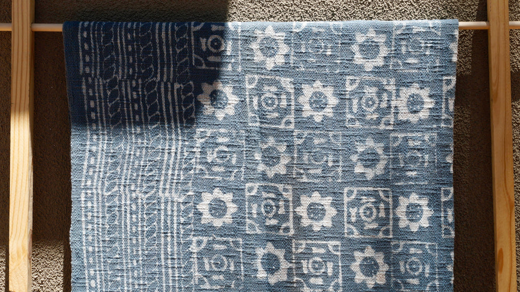 Geometric Garden Throw Blanket