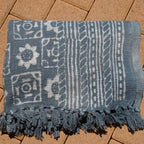 Geometric Garden Throw Blanket