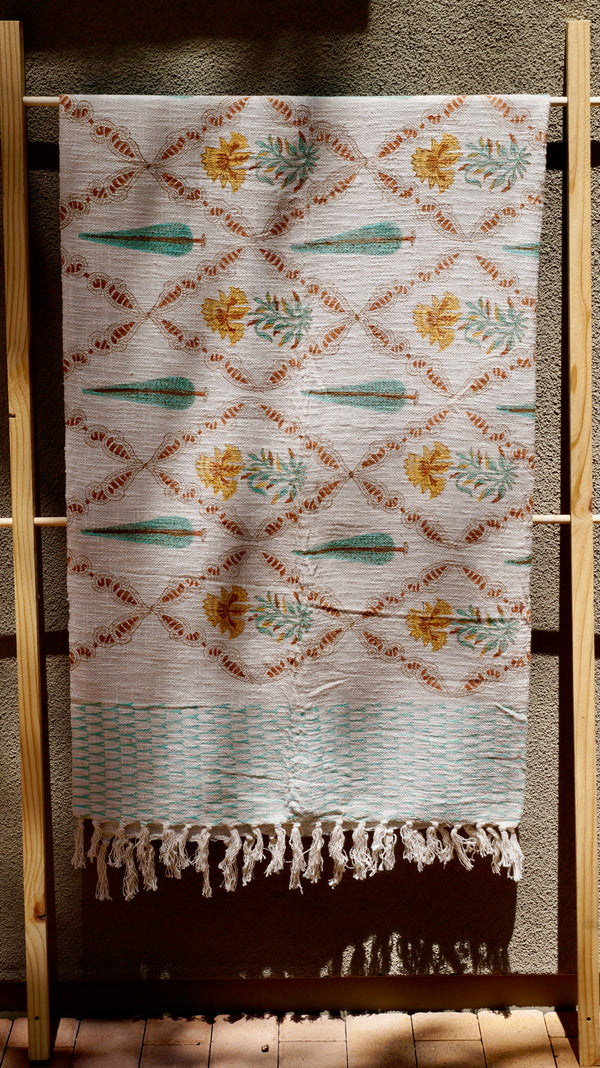 Citrus Orchard Throw Blanket