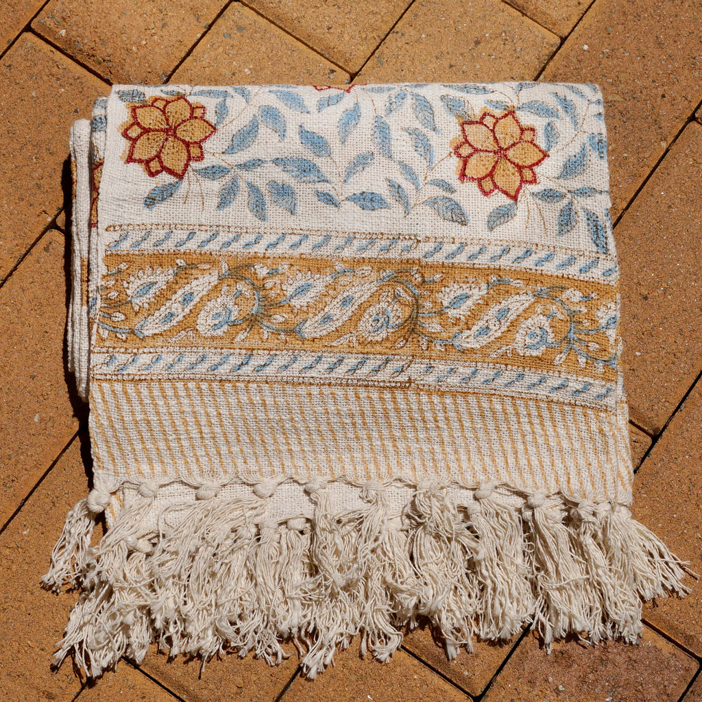 Saffron Hills Throw Blanket