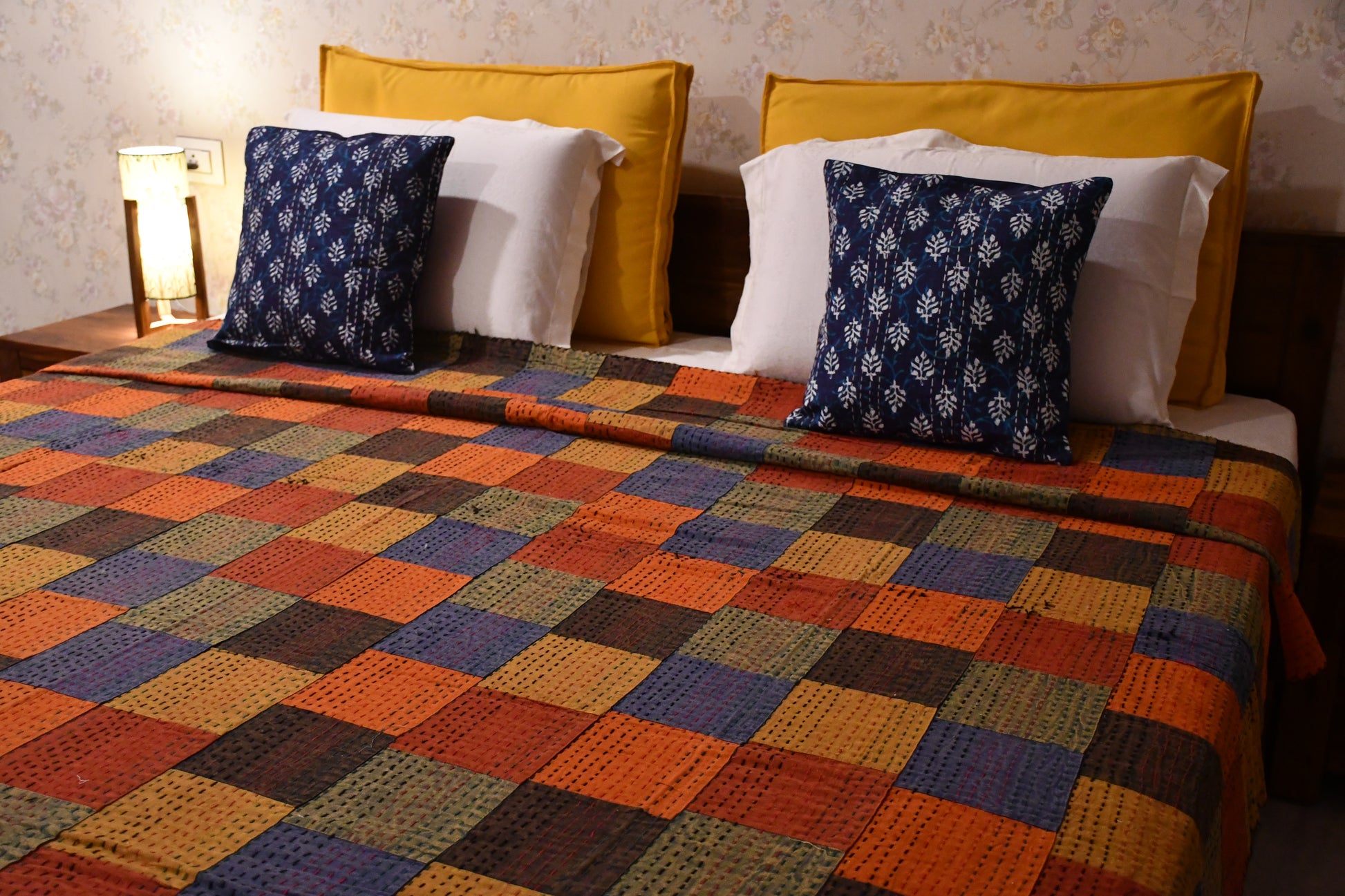 Patch Perfect Kantha Quilt