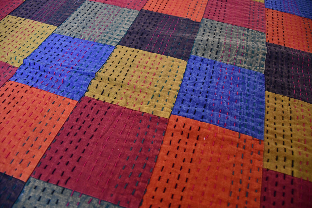 Patch Perfect Kantha Quilt