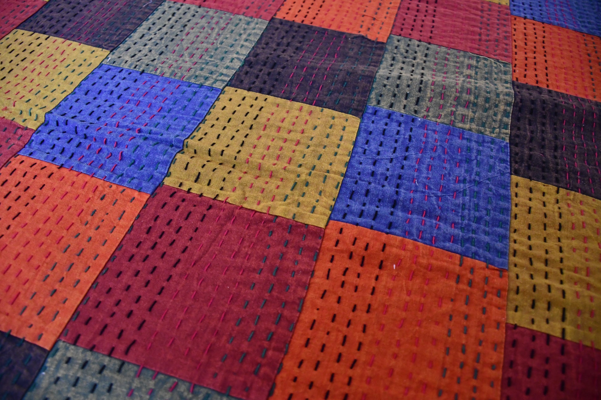 Patch Perfect Kantha Quilt