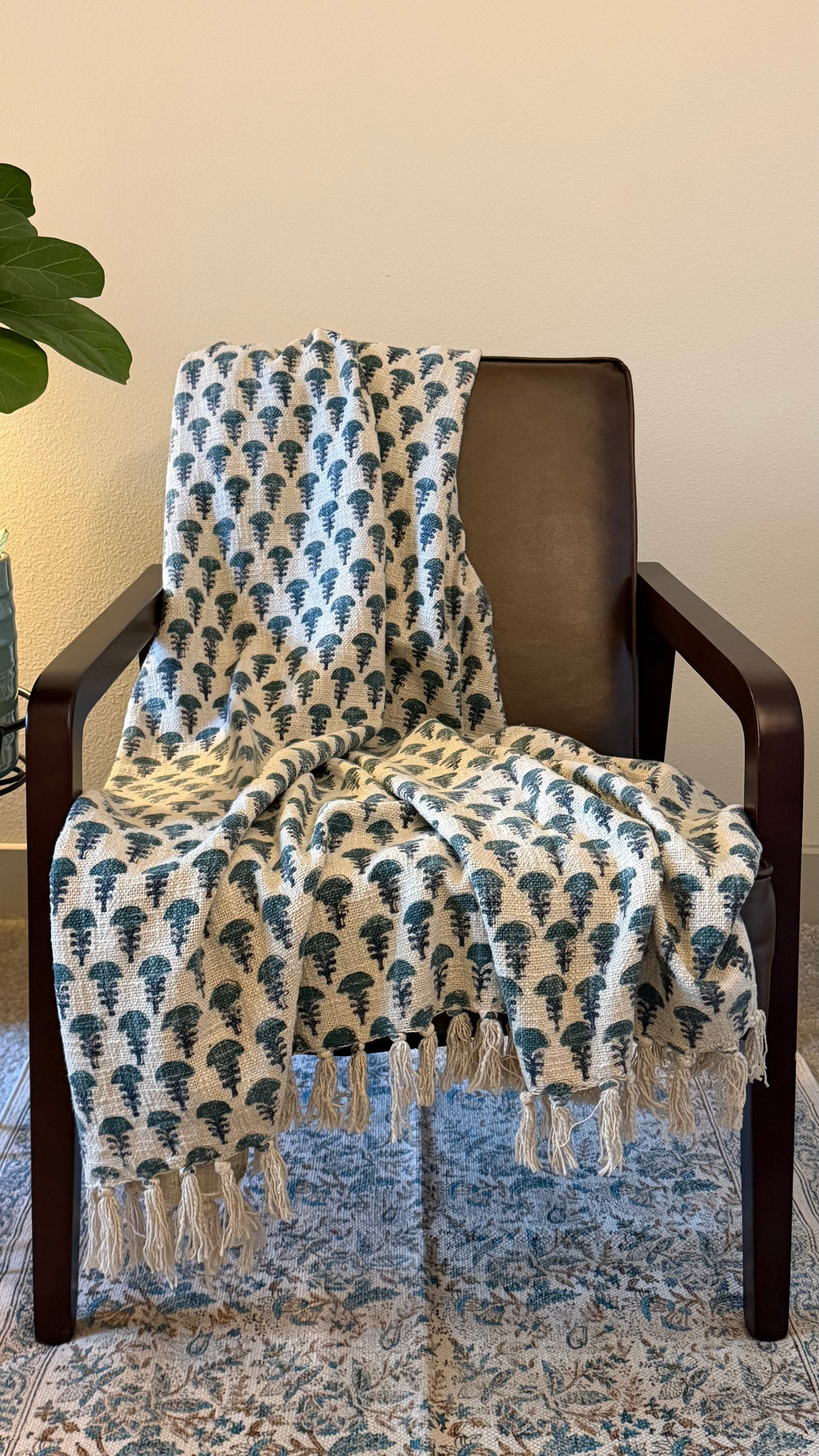 Indigo Grove Throw Blanket