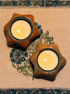 Star Candle Votive, Set of 2