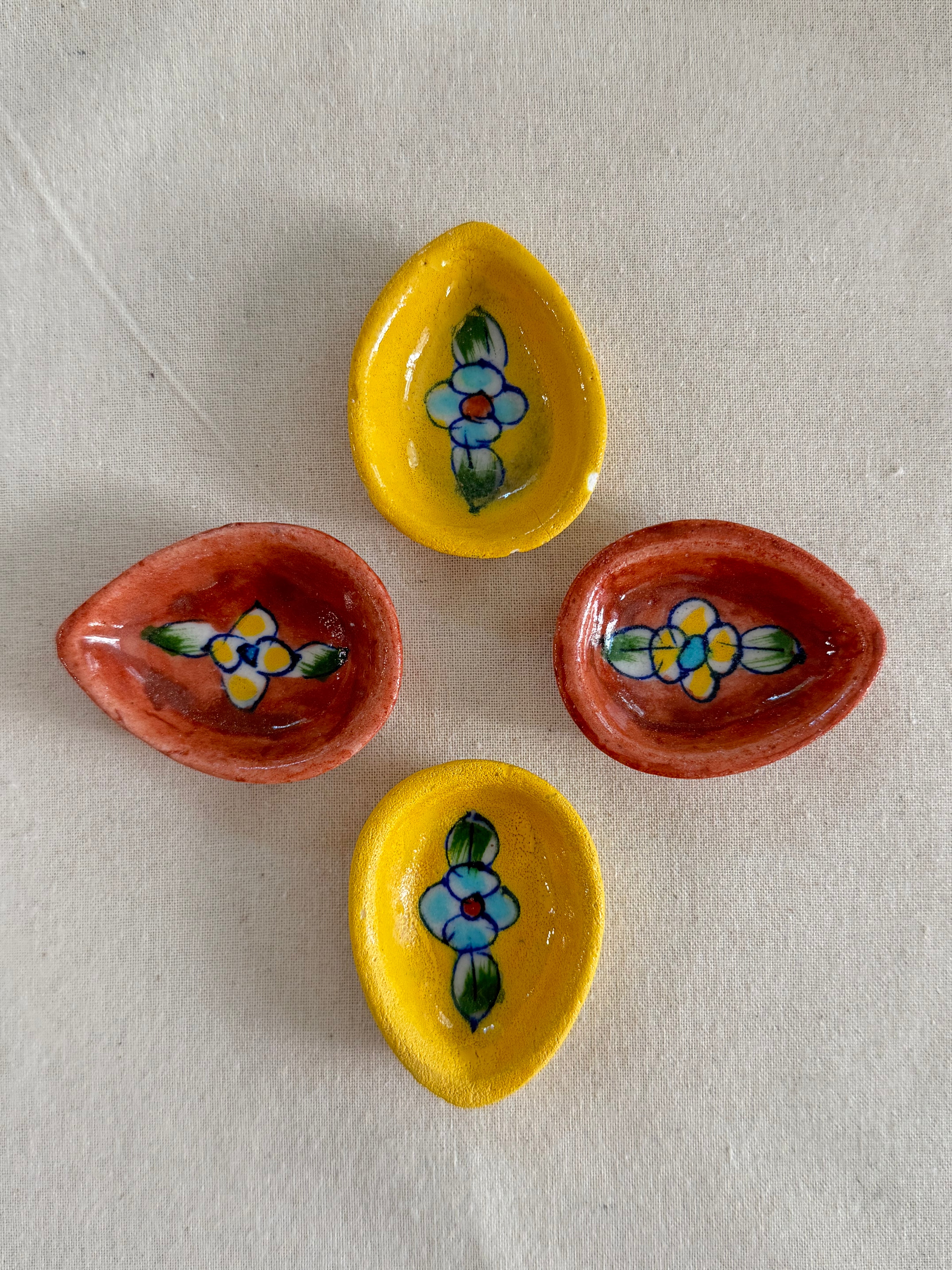 Kanchan Jyot Mini Diya, Set of 4