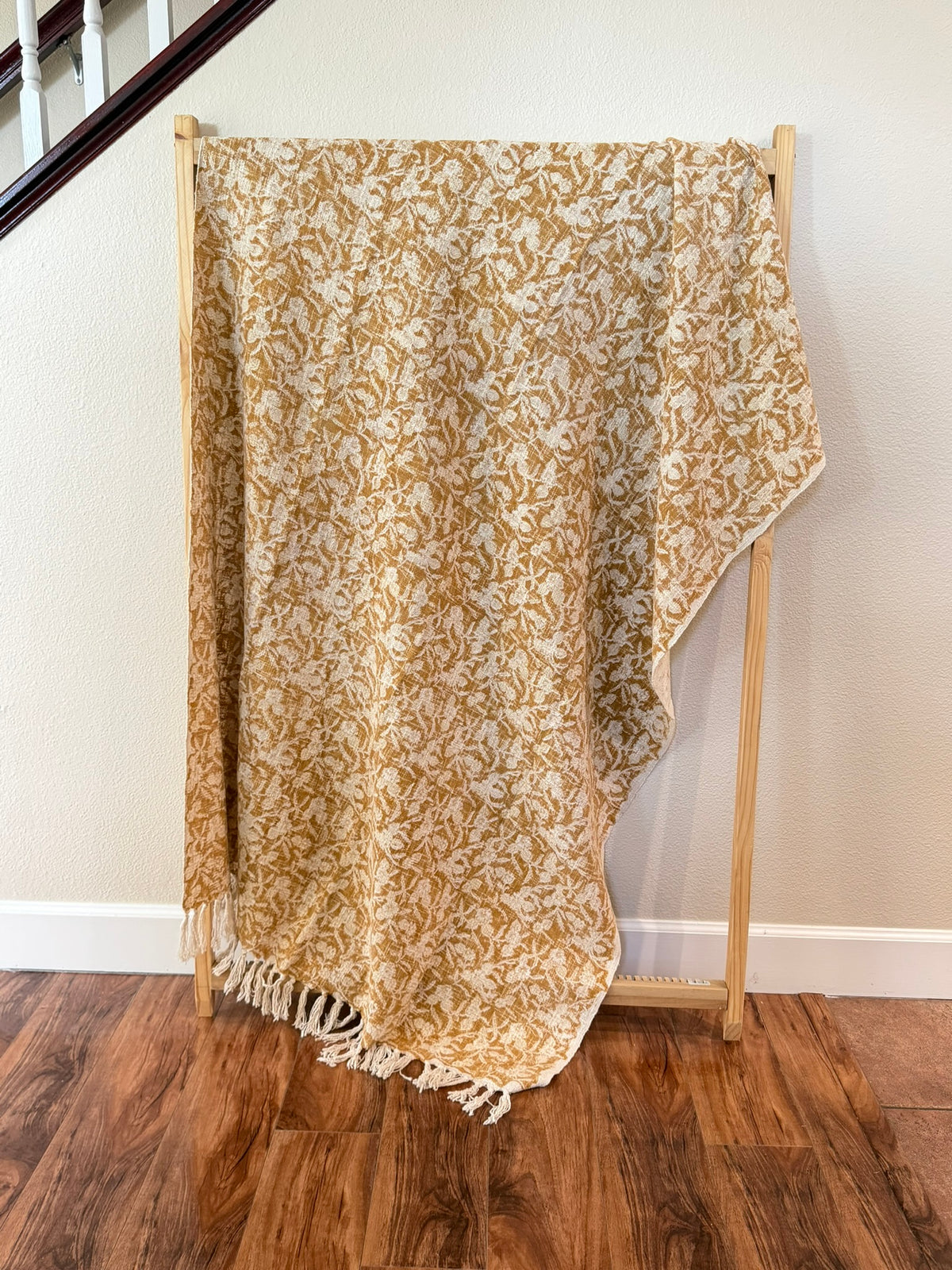 Sharad Ritu - Block Printed Throw Blanket