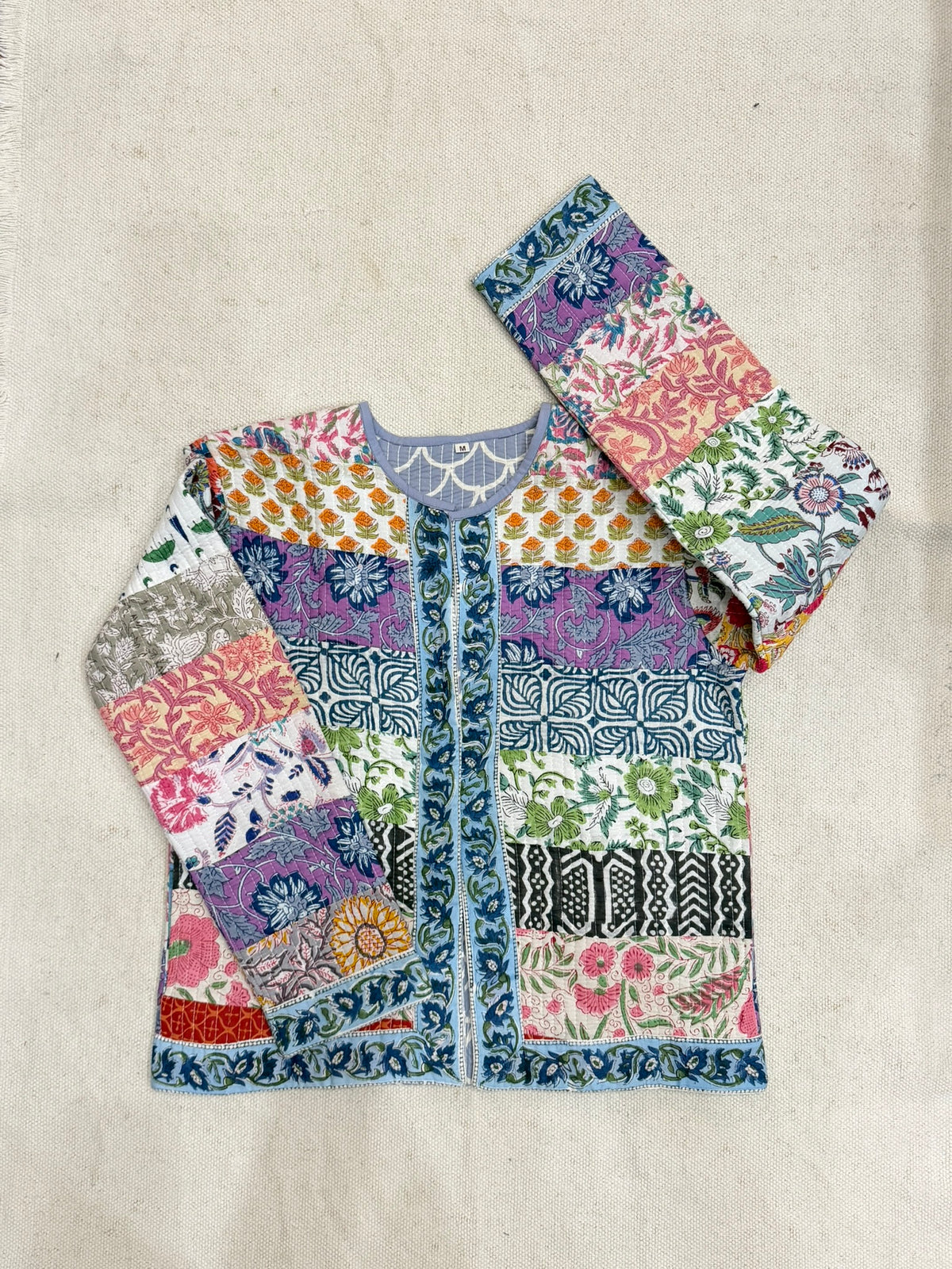 Patchwork Parade - Quilted Cotton Jacket