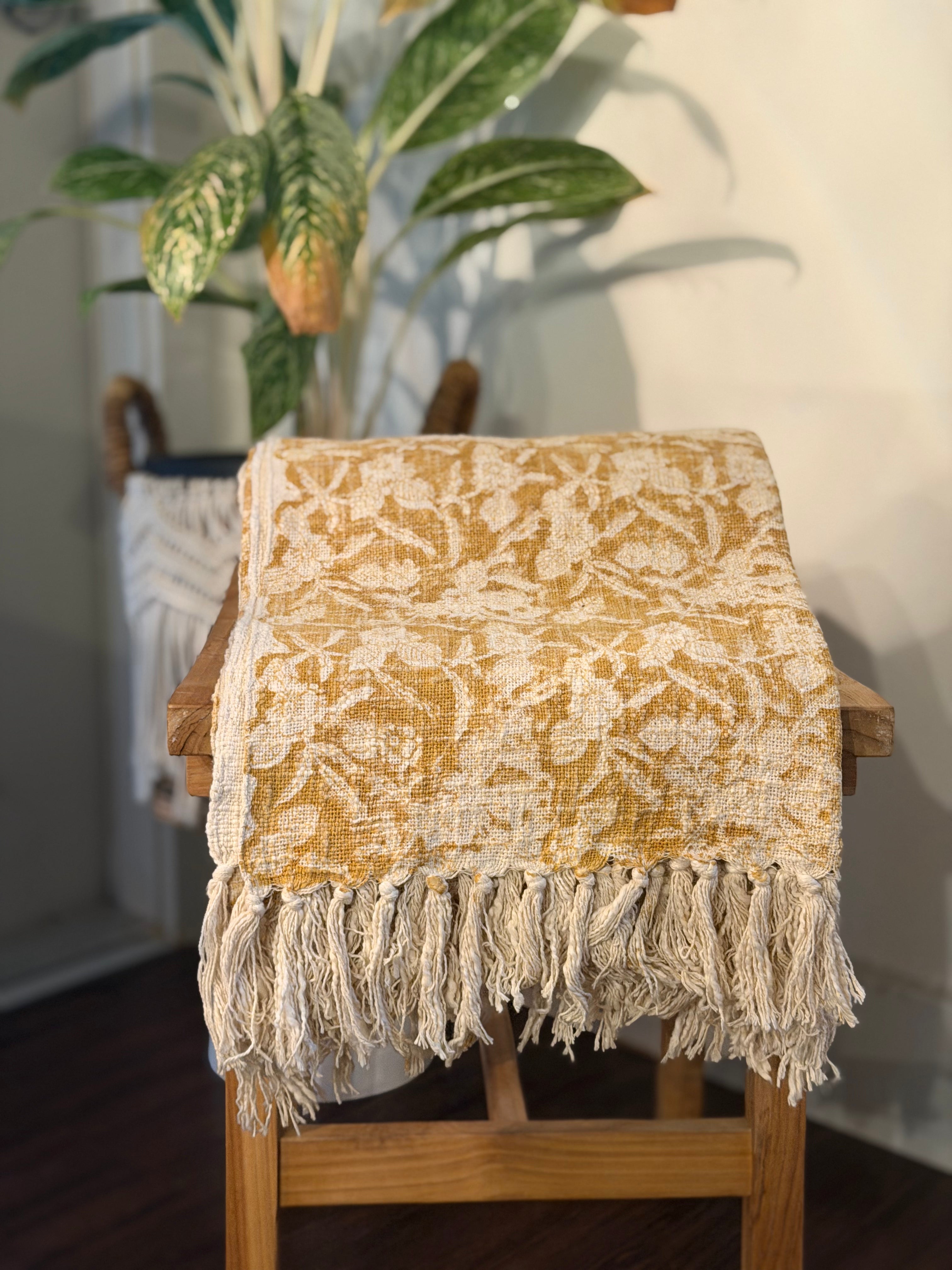 Sharad Ritu Throw Blanket
