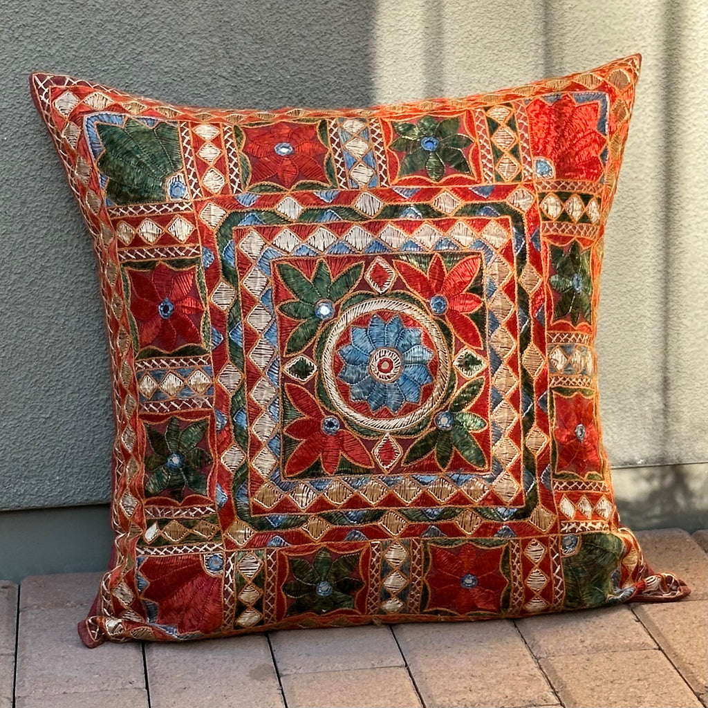 Reflective Nest Accent Throw Pillow Cover