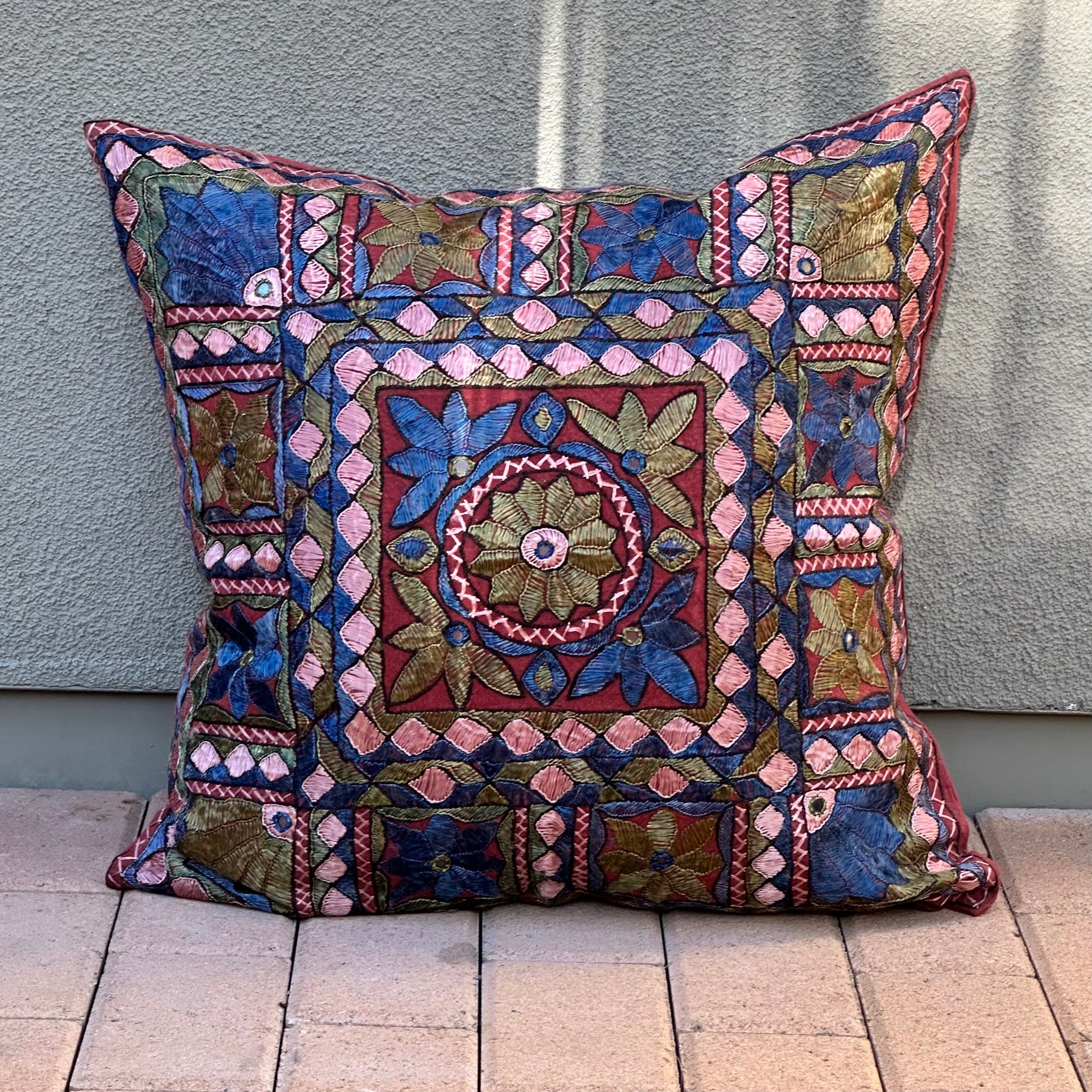 Reflective Nest Accent Throw Pillow Cover
