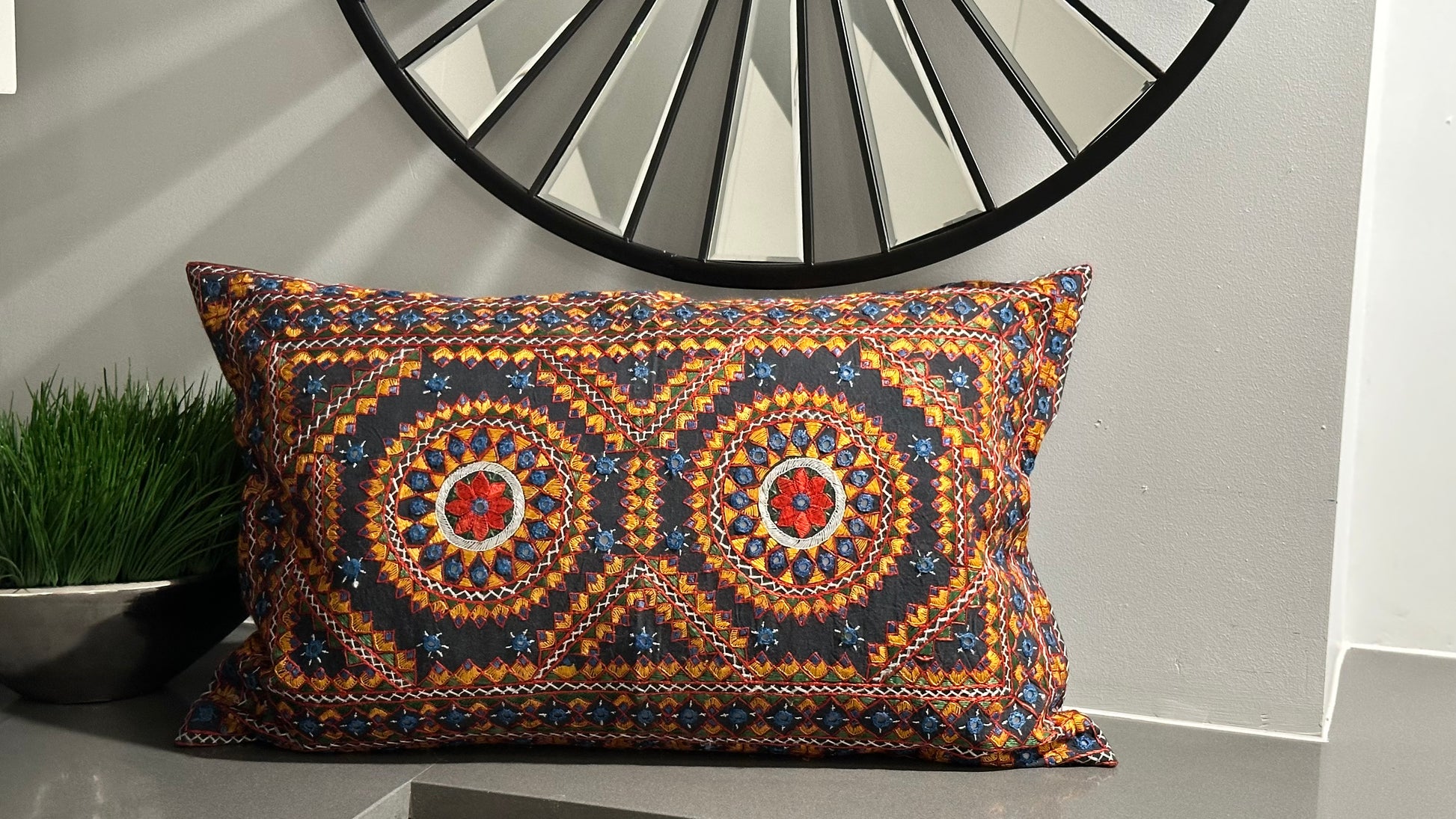 Dark Allure Accent Throw Pillow Cover