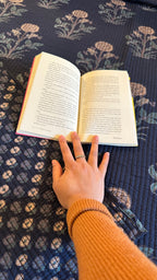 Indigo Ajrakh Quilt Set