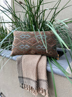 Chic Mud Accent Throw Pillow Cover