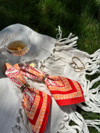 Fire Glow Table Napkins, Set of 2 - DewDropHues